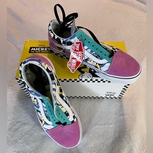 Vans X Disney Old Skool 80s Size 8